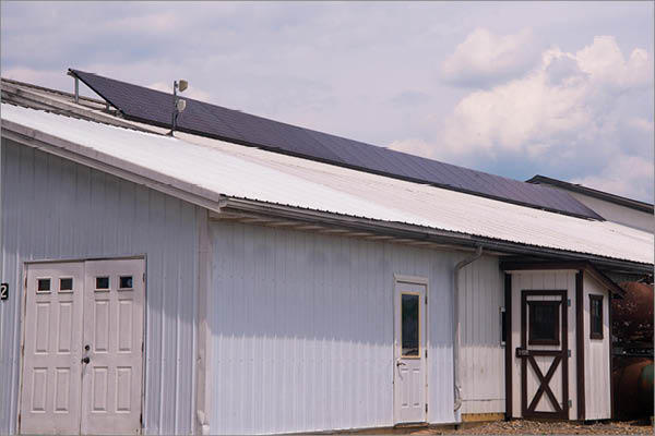 Commercial Solar Installation - Finishing Shop